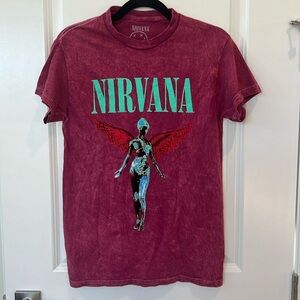 nwot NIRVANA In Utero Angle Tee Unisex Small